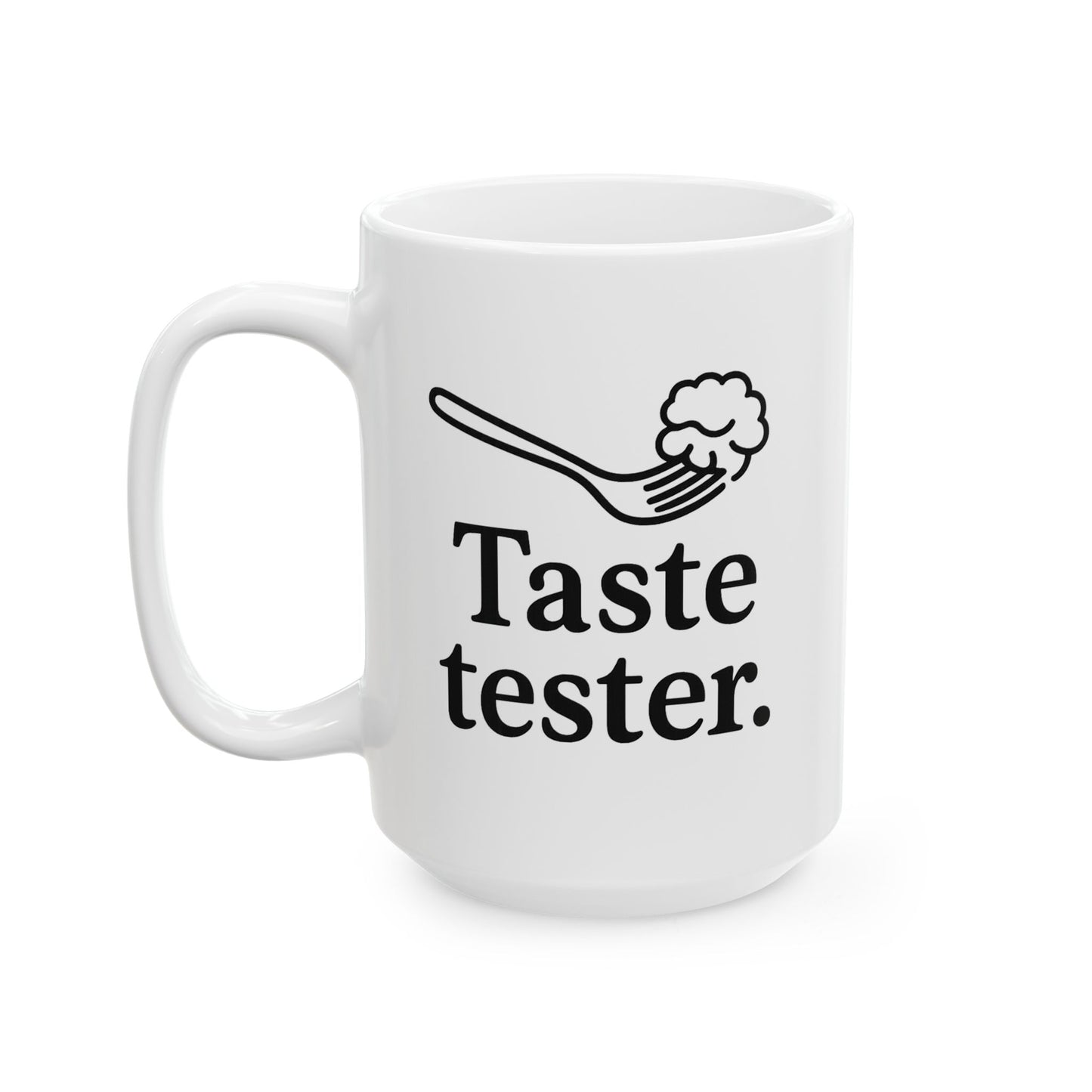 Hilarious Couples Coffee Mug - "Taste Tester" - Perfect Kitchen Gift for Spouse, Partner, Anniversary, Valentine’s Day