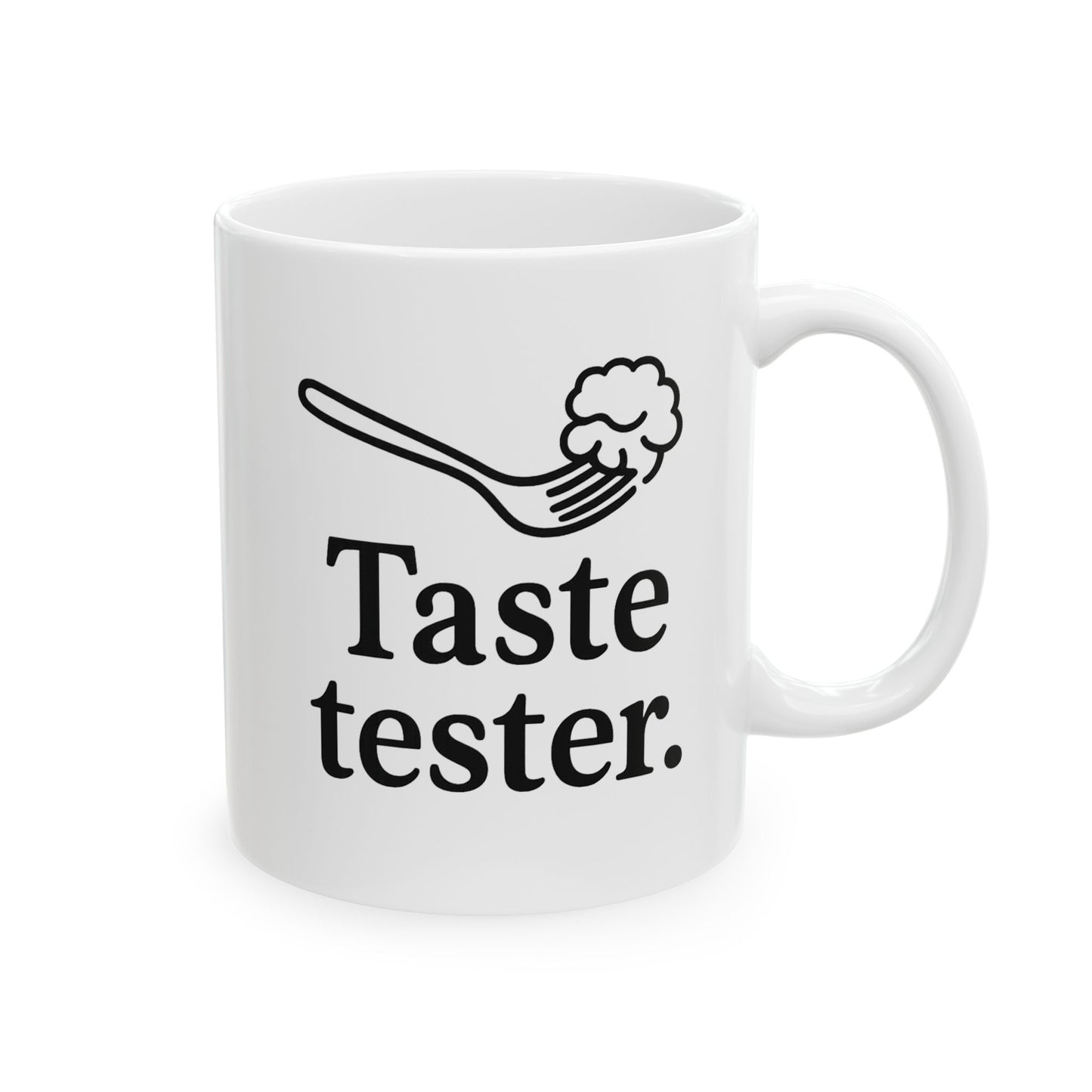 Hilarious Couples Coffee Mug - "Taste Tester" - Perfect Kitchen Gift for Spouse, Partner, Anniversary, Valentine’s Day
