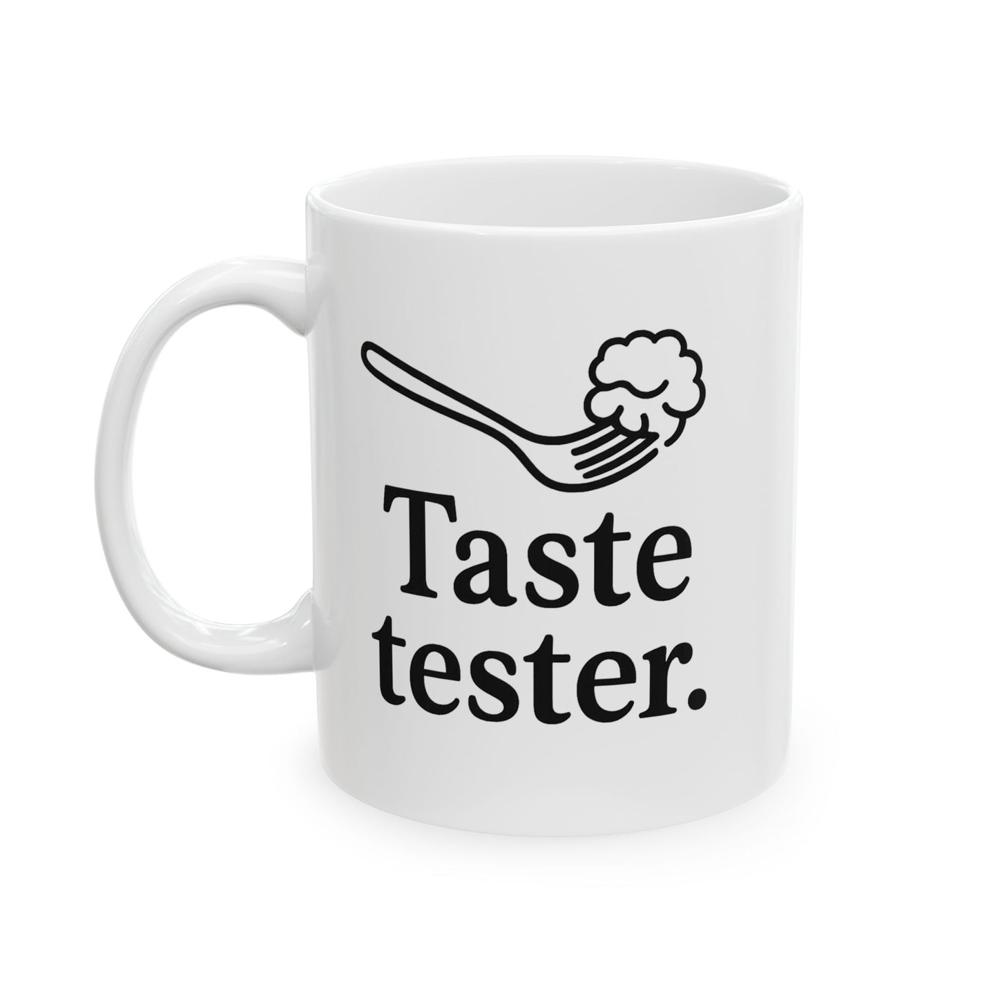 Hilarious Couples Coffee Mug - "Taste Tester" - Perfect Kitchen Gift for Spouse, Partner, Anniversary, Valentine’s Day