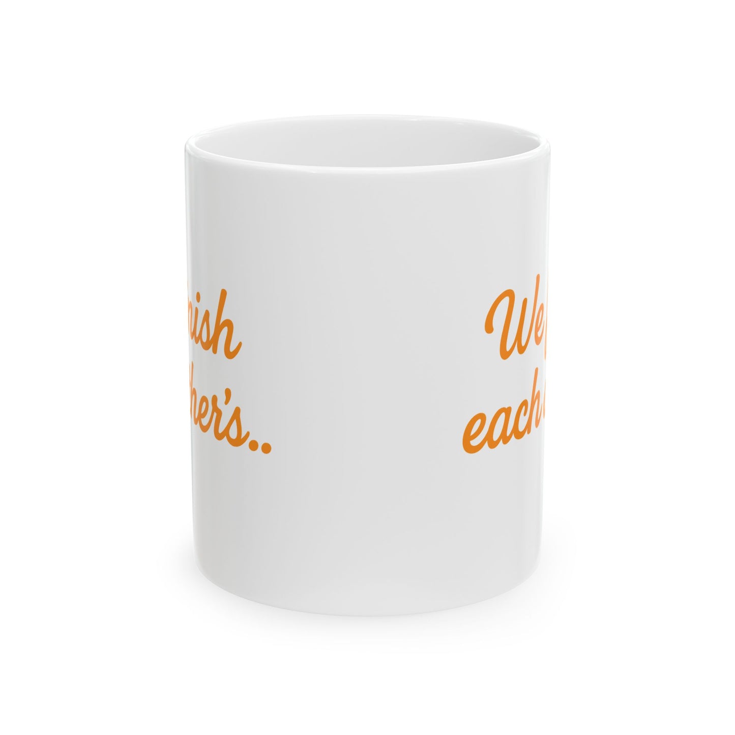We Finish Each Other's.. Funny Couples Coffee Mug Set