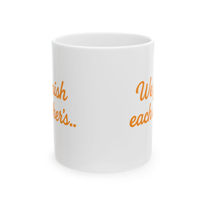 We Finish Each Other's.. Funny Couples Coffee Mug Set