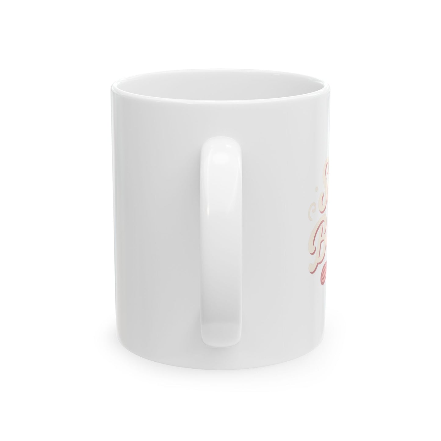 Cute Cupcake Love Ceramic Mug - Heartwarming Gift for Baking Enthusiasts, Sweetheart, Birthday, Coffee Lovers