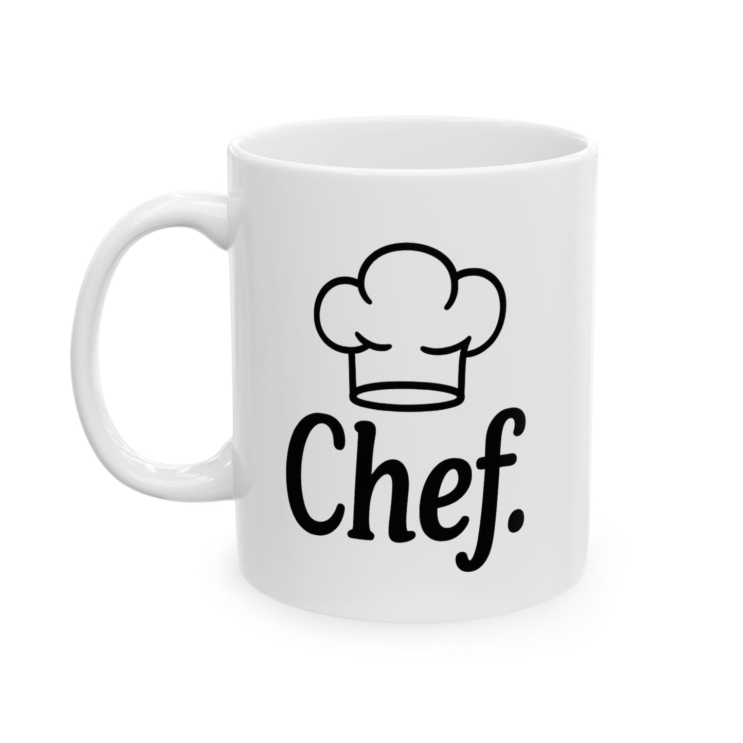 Funny "Chef" Coffee Mug - Cute Gift for Cooking Partner, Spouse, Anniversary, Valentine’s Day