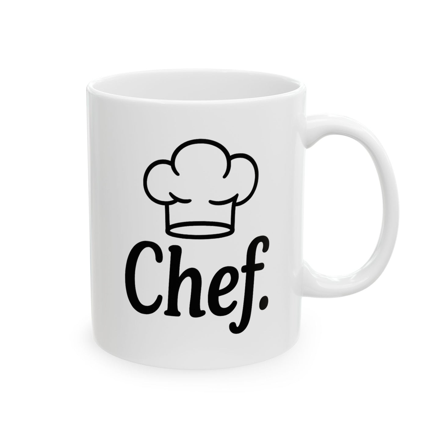 Funny "Chef" Coffee Mug - Cute Gift for Cooking Partner, Spouse, Anniversary, Valentine’s Day