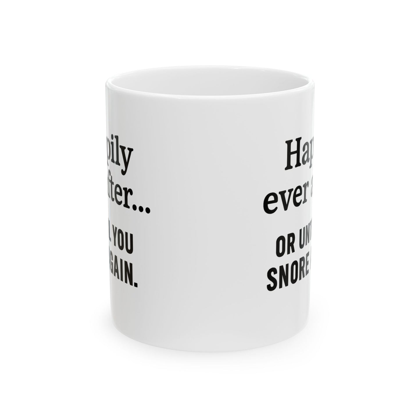 Happily Ever After Sarcastic Couples Mug, Funny Coffee Cup, Gift for Coffee Lovers